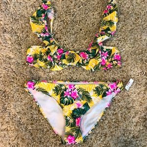 Tropical Print Bikini